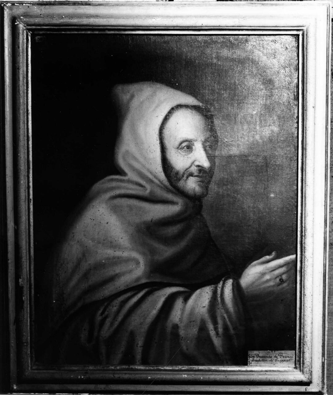 ritratto di Giovanni Armando Bouthiller de Rancé (dipinto) - ambito toscano (?) (sec. XIX)