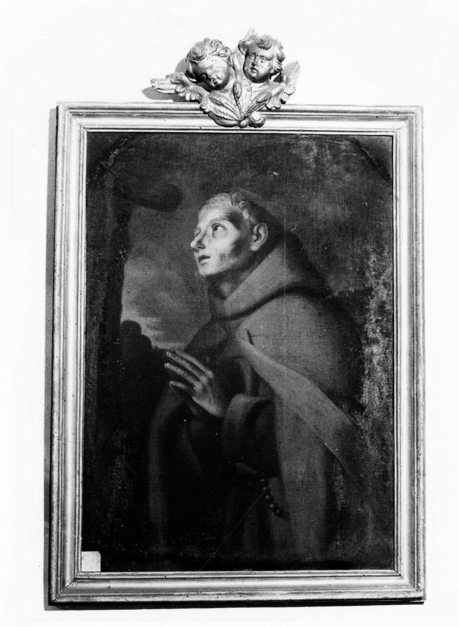 san Pietro d'Alcantara in preghiera (dipinto) - ambito toscano (sec. XVIII)