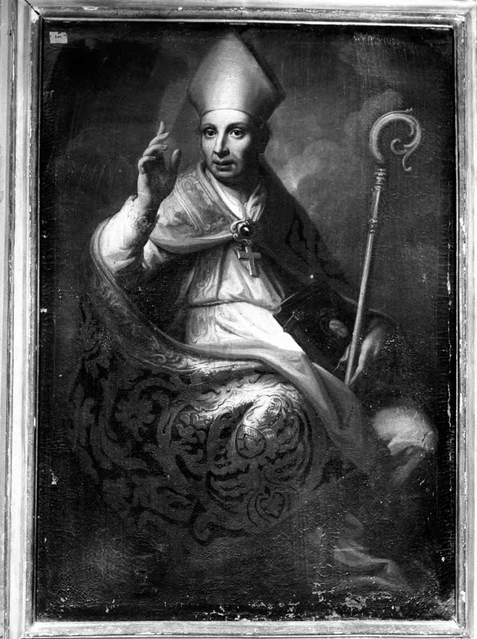 Sant'Andrea Corsini benedicente (dipinto) - ambito fiorentino (sec. XVII)