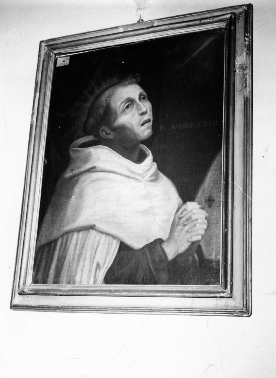 Sant'Andrea Corsini in preghiera (dipinto) - ambito fiorentino (primo quarto sec. XVII)