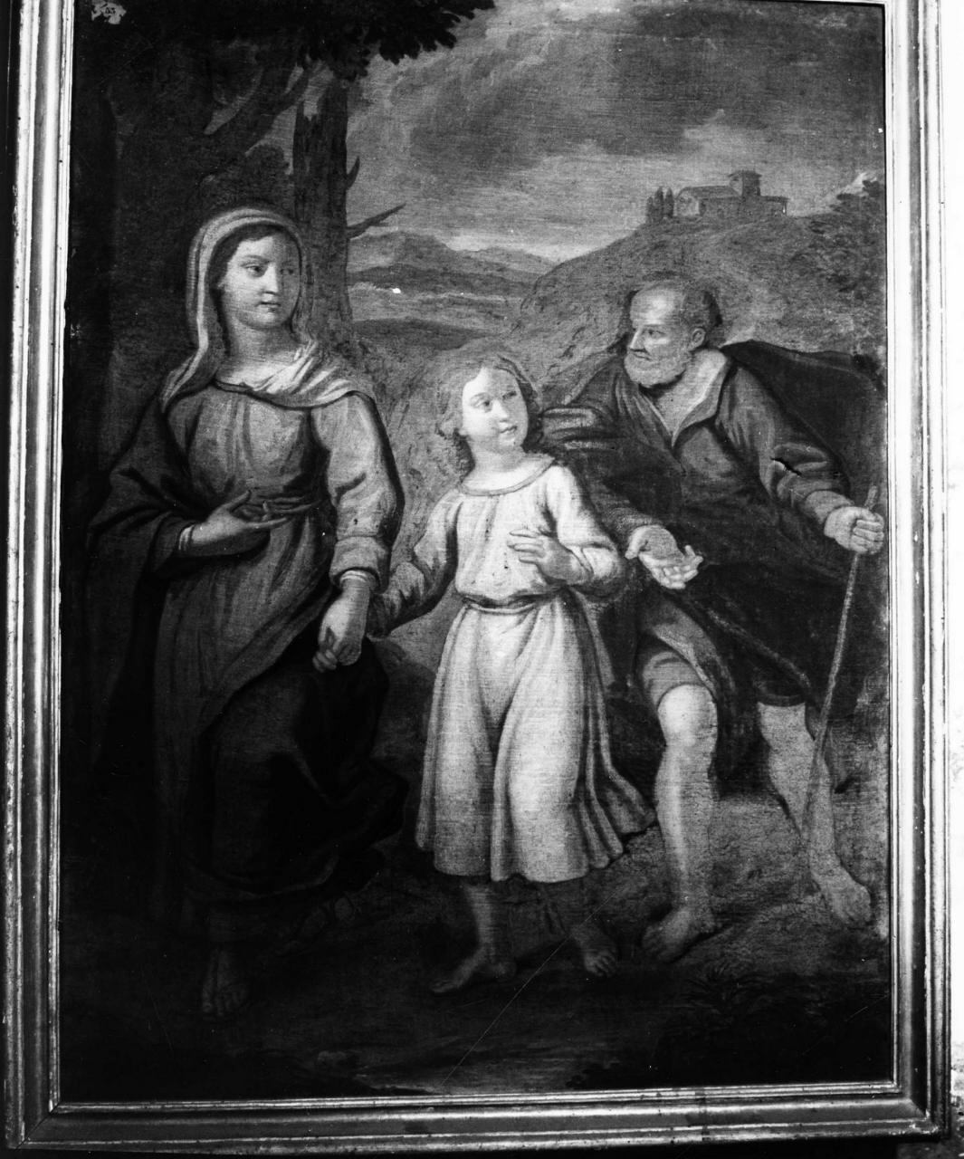 ritorno dall'Egitto (dipinto) - ambito toscano (sec. XVIII)