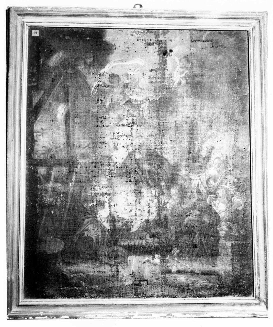 adorazione dei pastori (dipinto) - ambito fiorentino (sec. XVII)