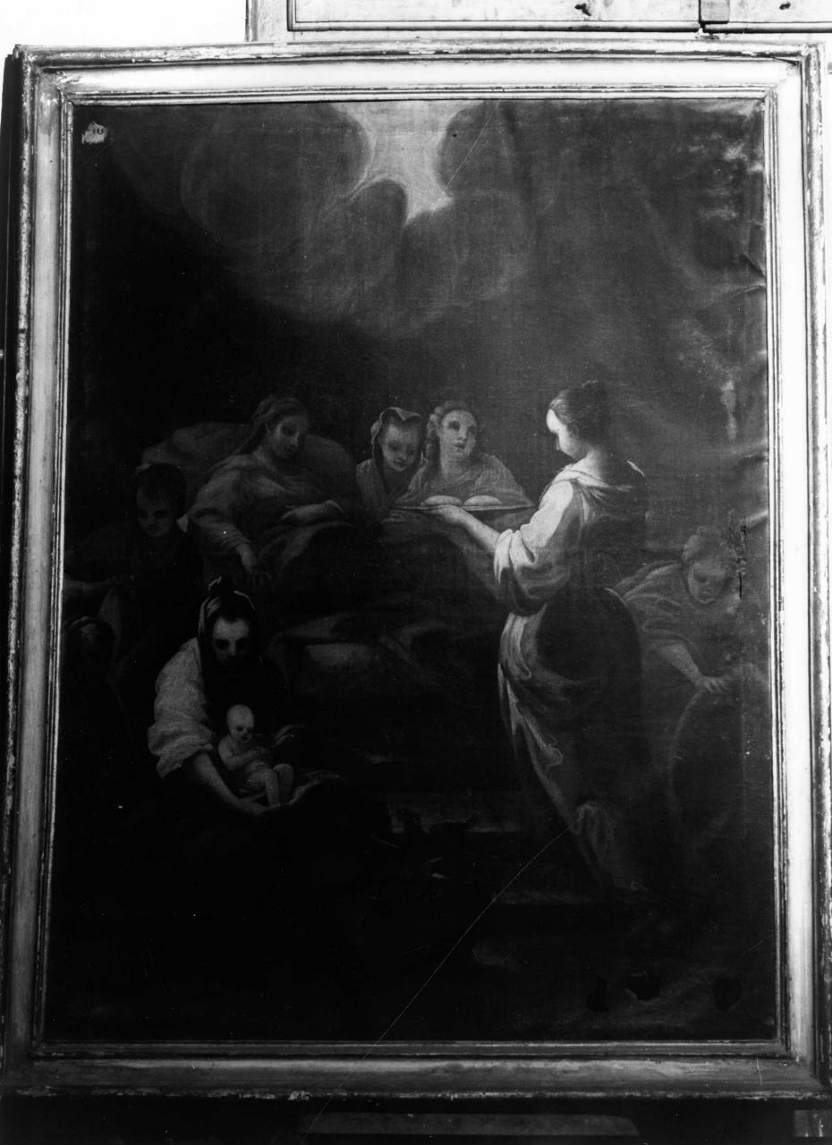 nascita di Maria Vergine (dipinto) - ambito fiorentino (prima metà sec. XVIII)