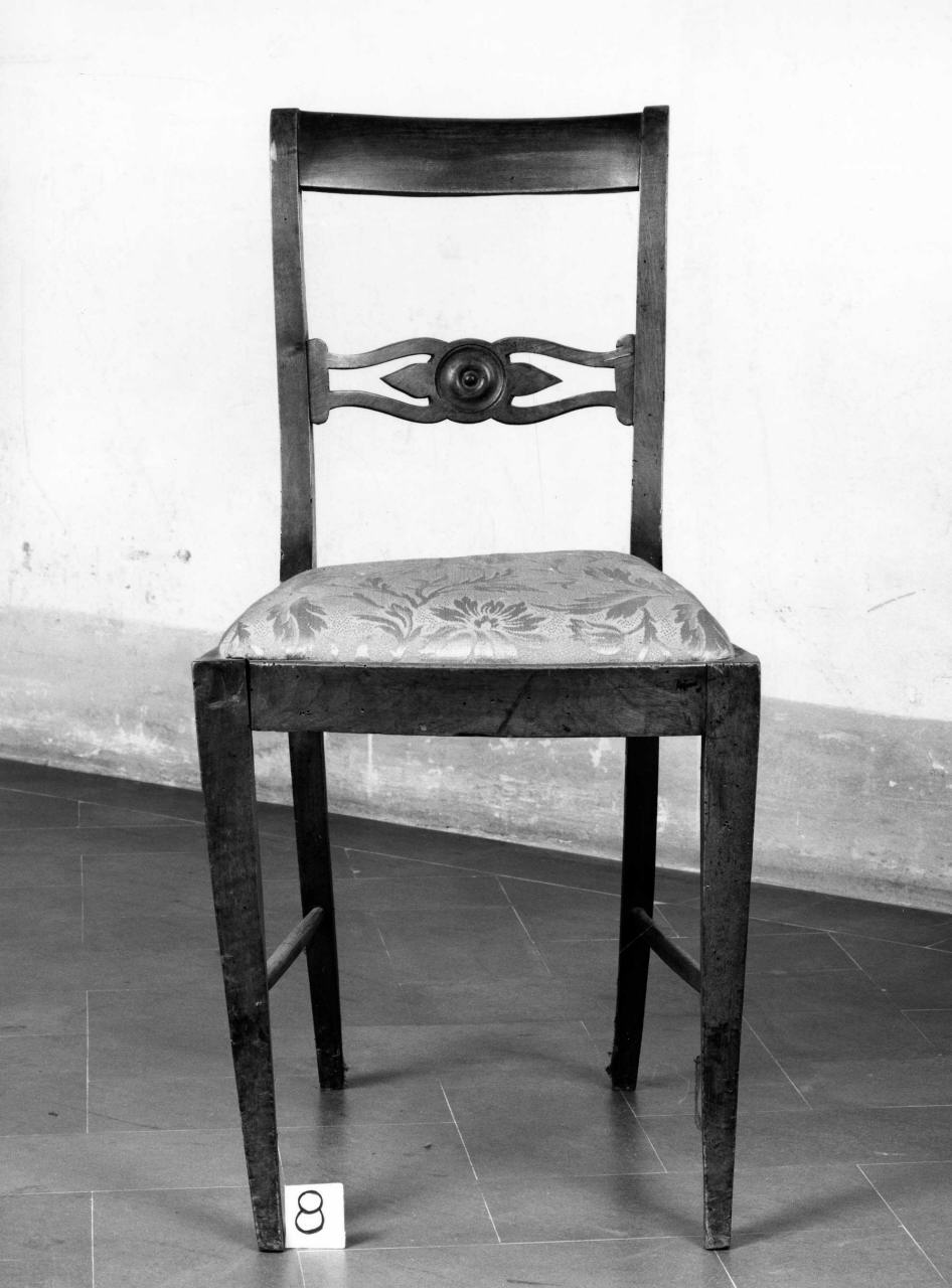 sedia, serie - manifattura fiorentina (prima metà sec. XIX)