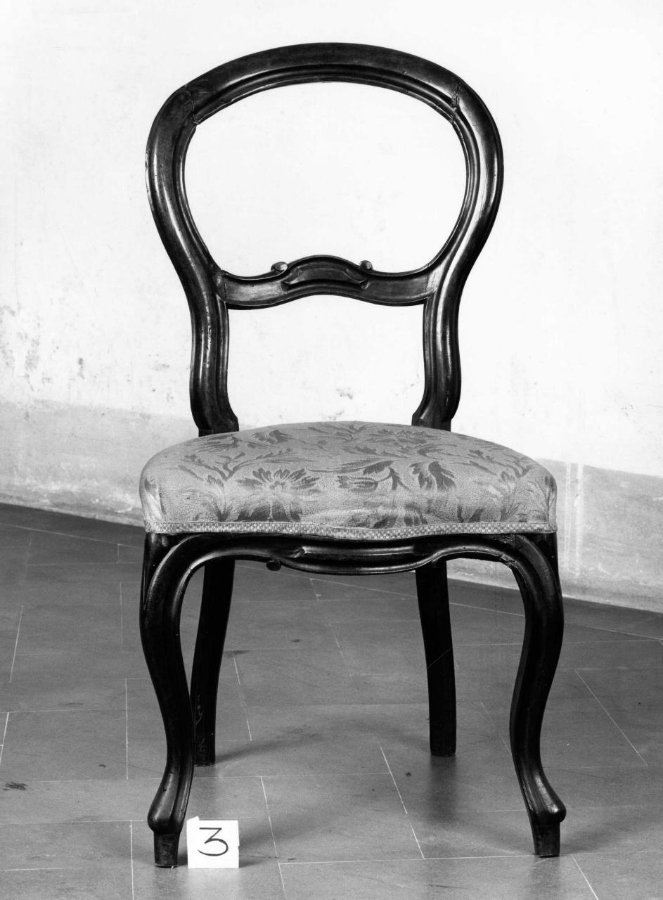 sedia, serie - manifattura toscana (seconda metà sec. XIX)