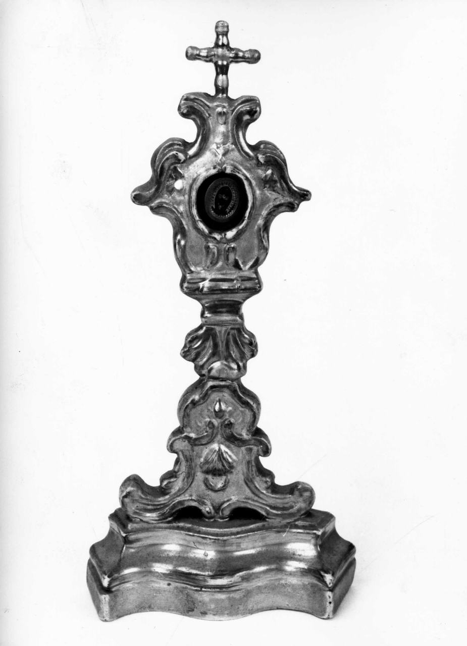 reliquiario - a ostensorio - manifattura toscana (seconda metà sec. XVIII)