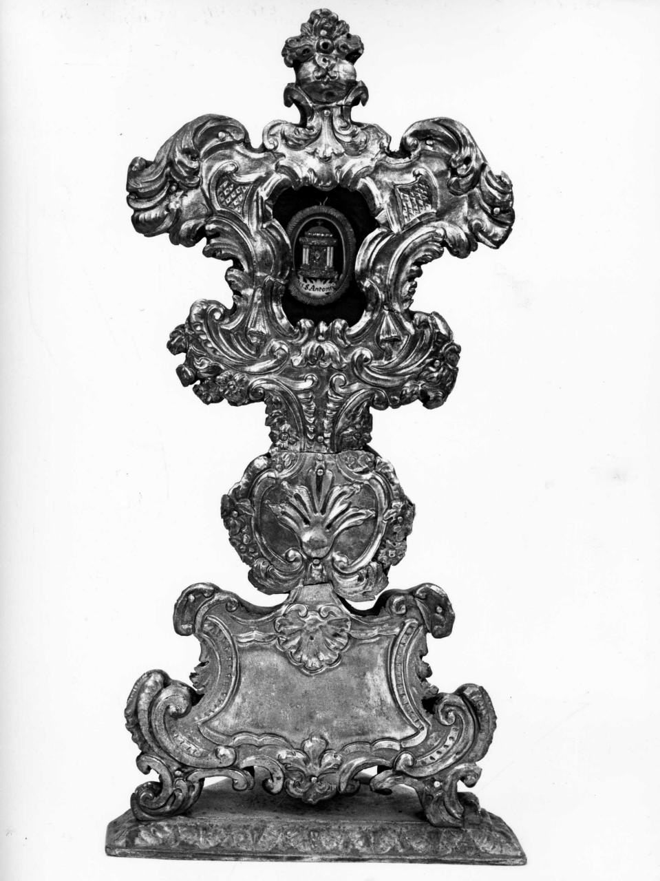 reliquiario - a ostensorio - bottega fiorentina (seconda metà sec. XVIII)