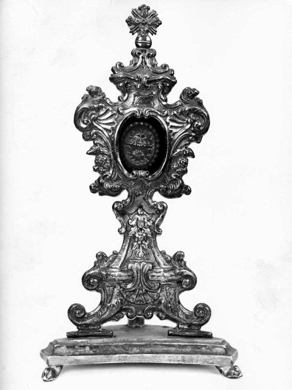 reliquiario - a ostensorio - bottega fiorentina (seconda metà sec. XVIII)