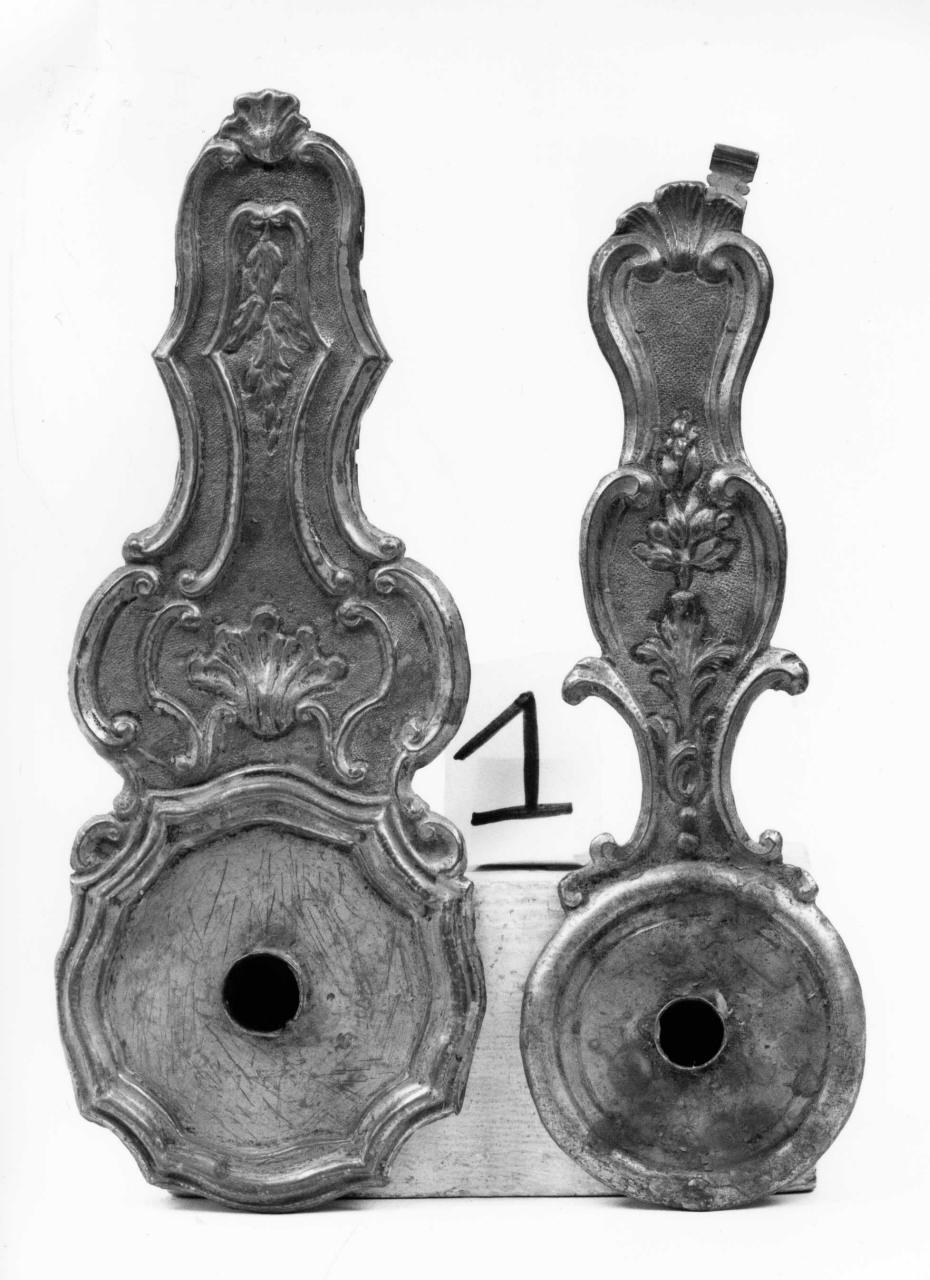 palmatoria, serie - bottega toscana (sec. XVIII)