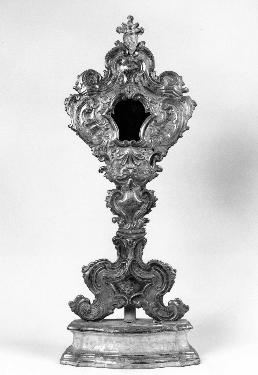 reliquiario - a ostensorio - bottega fiorentina (sec. XVIII)