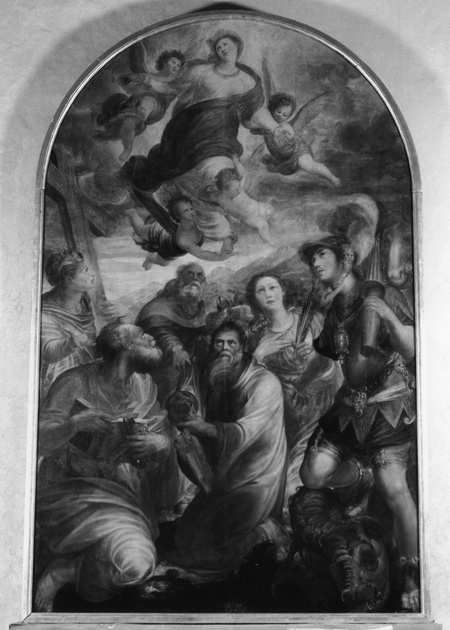 Madonna in gloria (dipinto) - ambito toscano (fine sec. XVI)