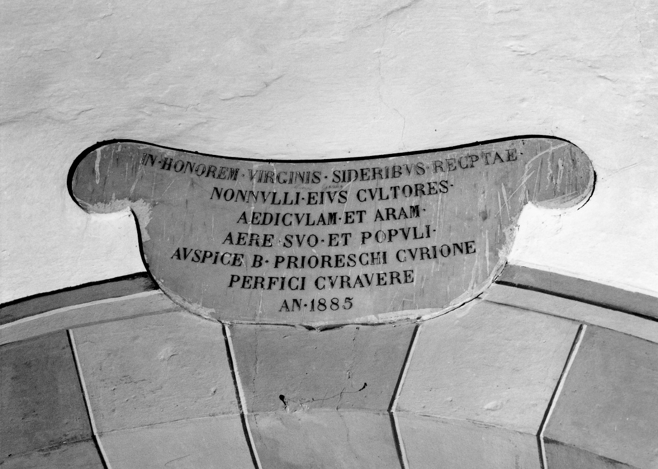 targa commemorativa - ambito toscano (sec. XIX)