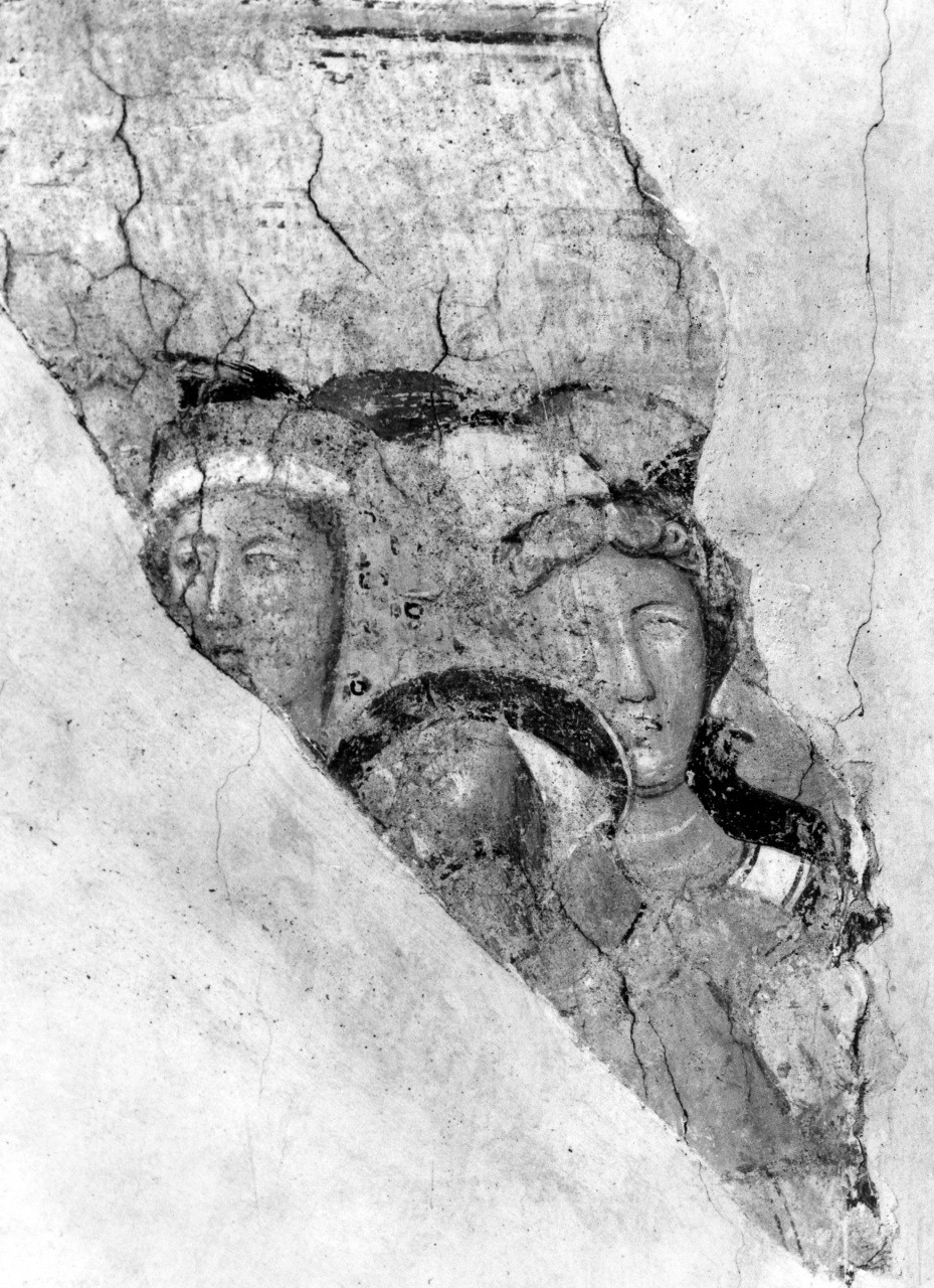 figure femminili e maschili (dipinto, frammento) di Pietro di Miniato (e aiuti) (primo quarto sec. XV)