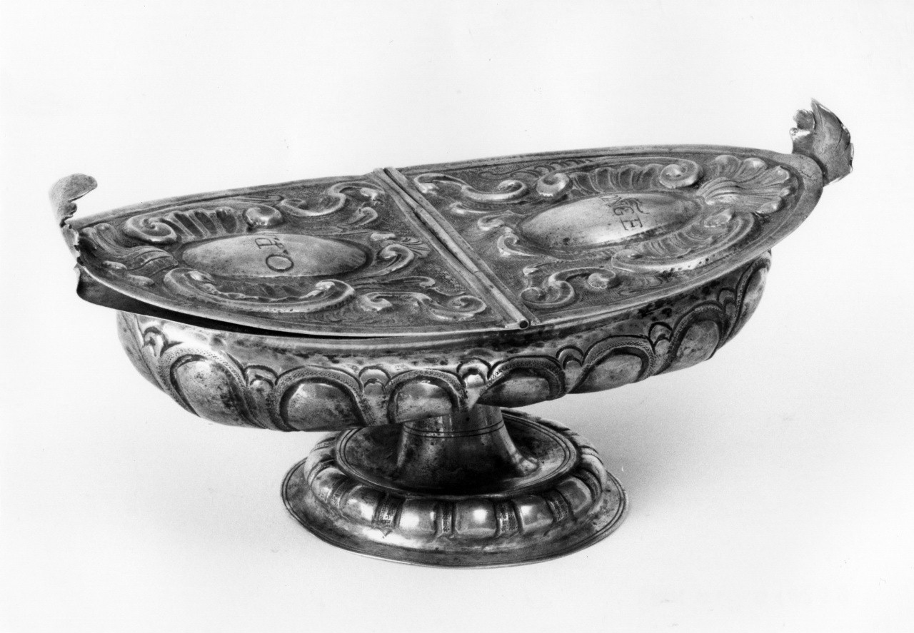 navicella portaincenso - bottega toscana (sec. XVIII)