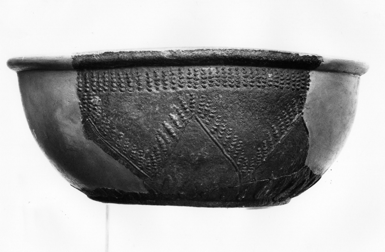 catino, frammento - manifattura di Figline (fine/inizio secc. XIV/ XV)