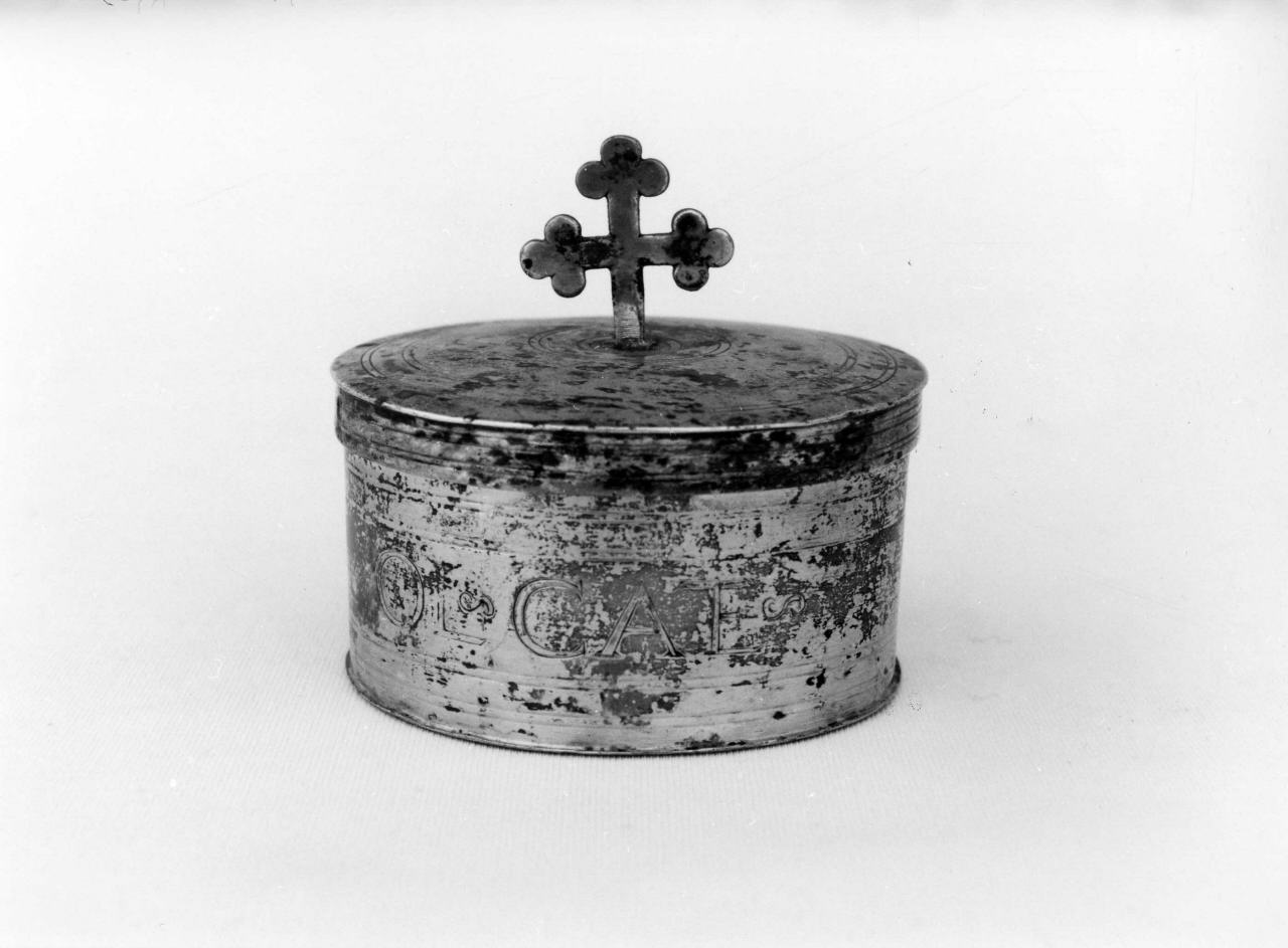 vasetti per oli santi, serie - bottega toscana (sec. XVIII)