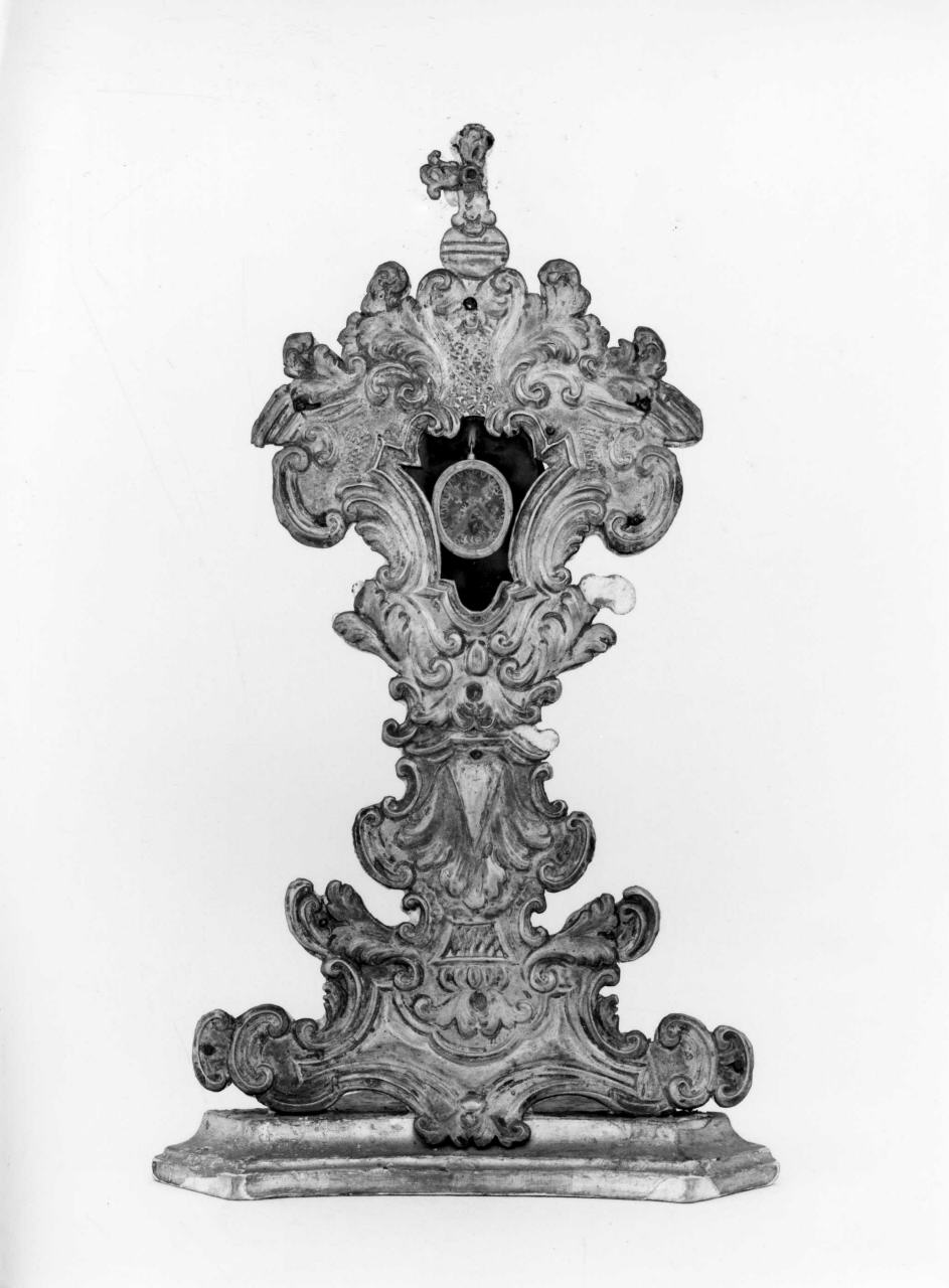 reliquiario - a ostensorio - bottega toscana (seconda metà sec. XVIII)