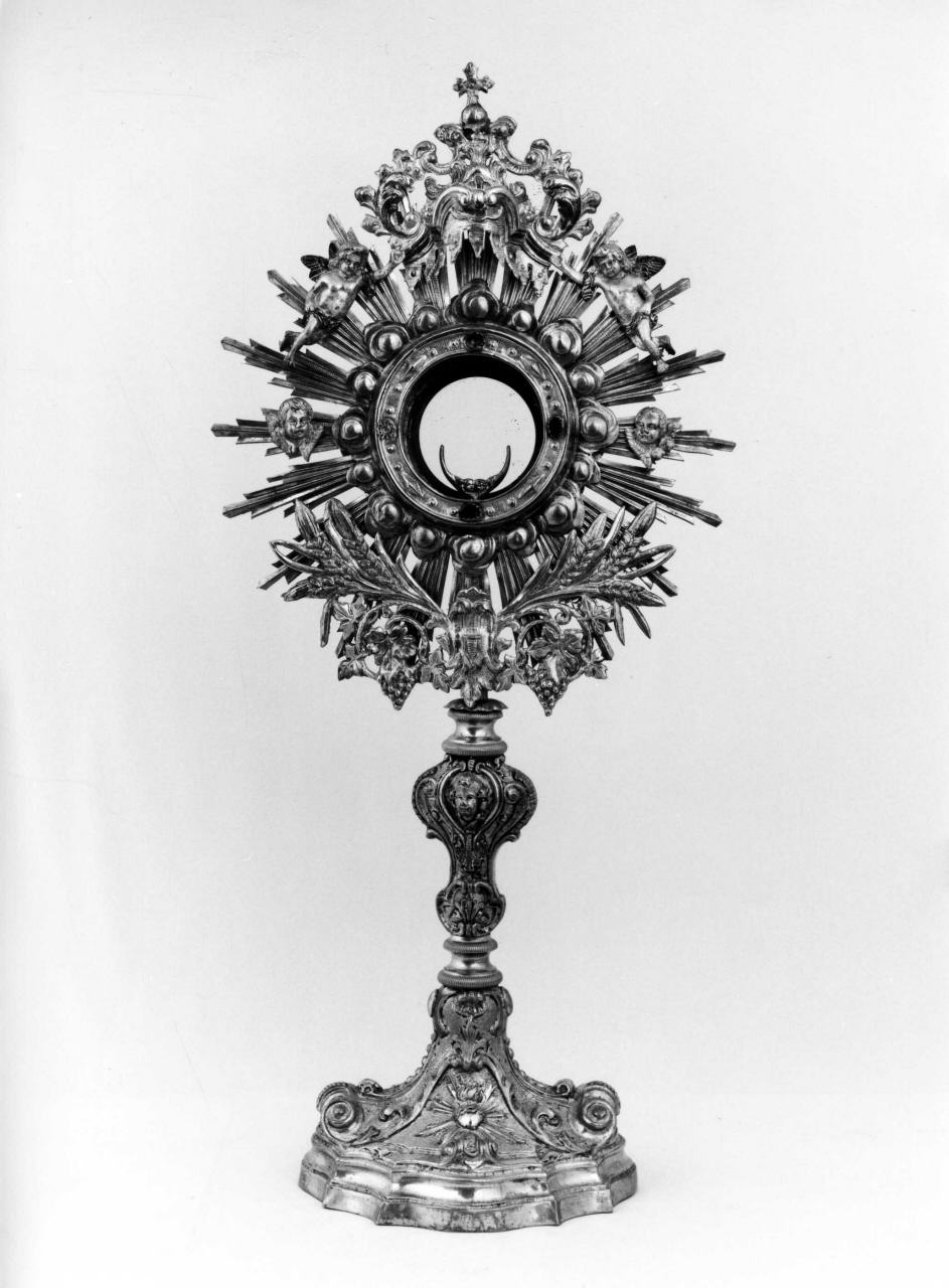ostensorio - a raggiera - bottega toscana (seconda metà sec. XVIII)