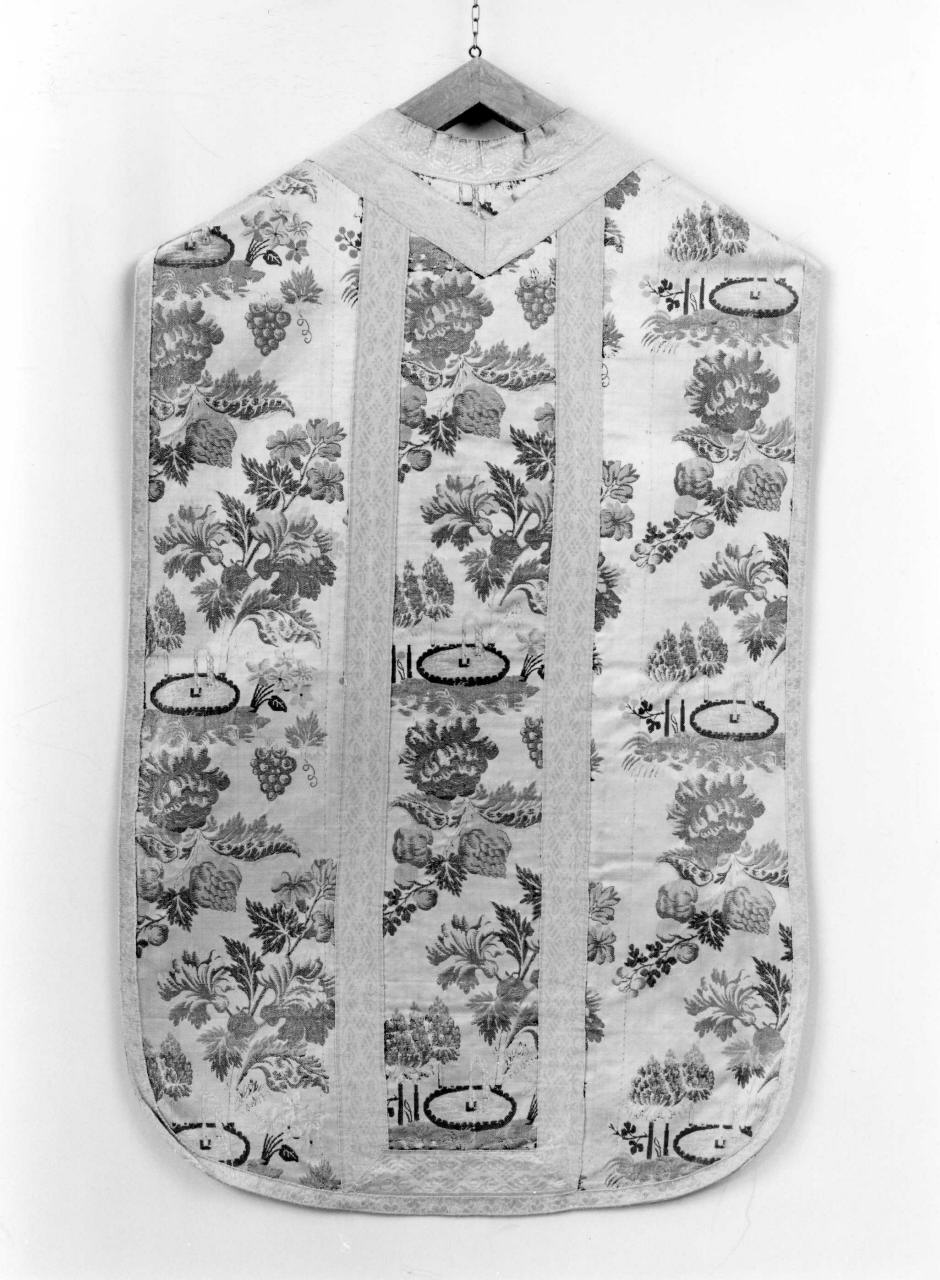 paramento liturgico, frammento - manifattura italiana (metà sec. XVIII)