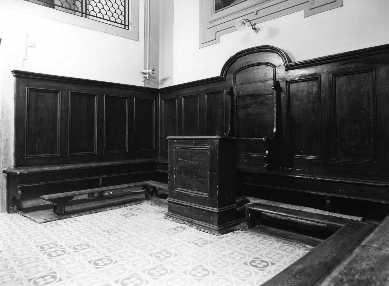 stalli del coro - produzione toscana (secc. XIX/ XX)