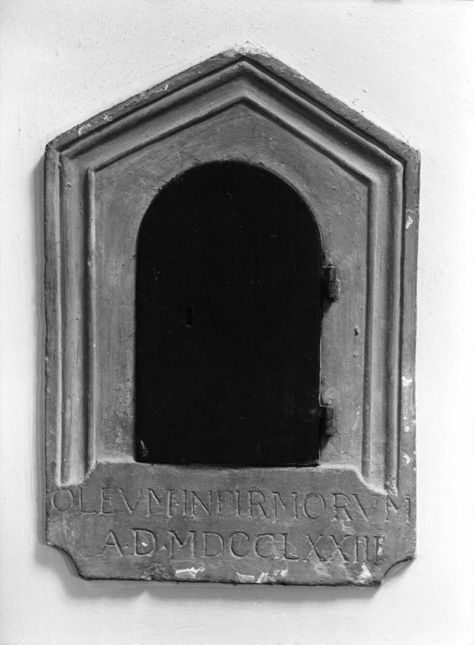 armadietto per oli santi - produzione toscana (sec. XVIII)