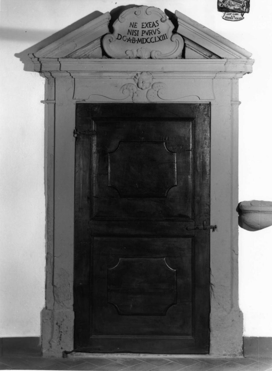 battente - ambito toscano (sec. XVIII)