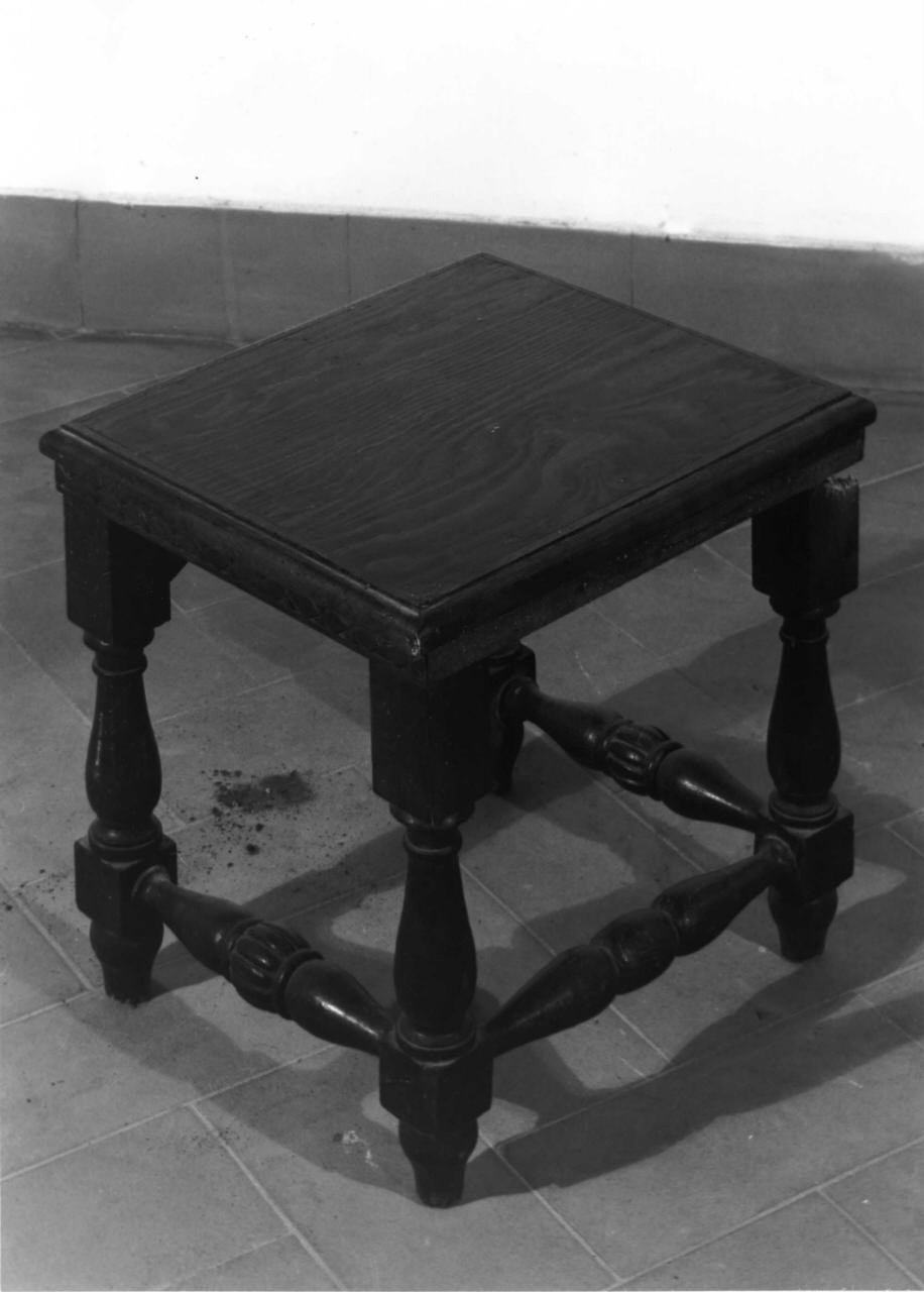 sgabello, serie - ambito toscano (seconda metà sec. XIX)