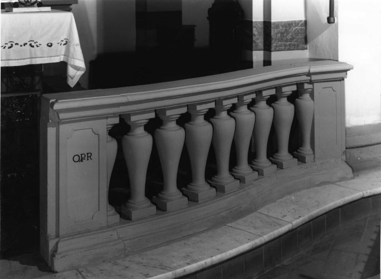 balaustrata - produzione toscana (sec. XVIII)