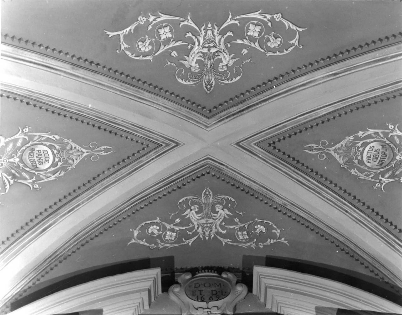 soffitto dipinto - ambito toscano (sec. XX)