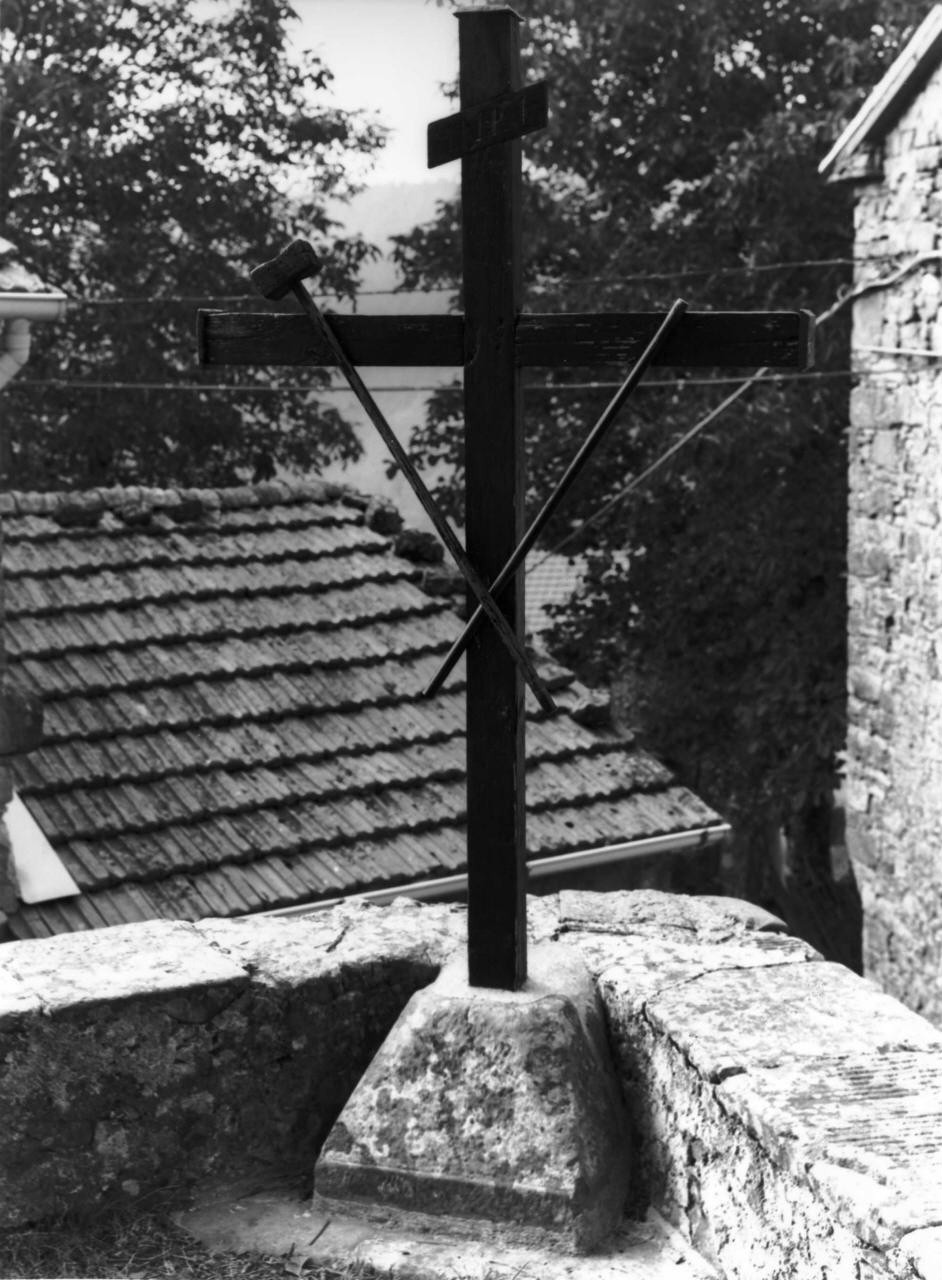 croce penitenziale - ambito toscano (sec. XIX)