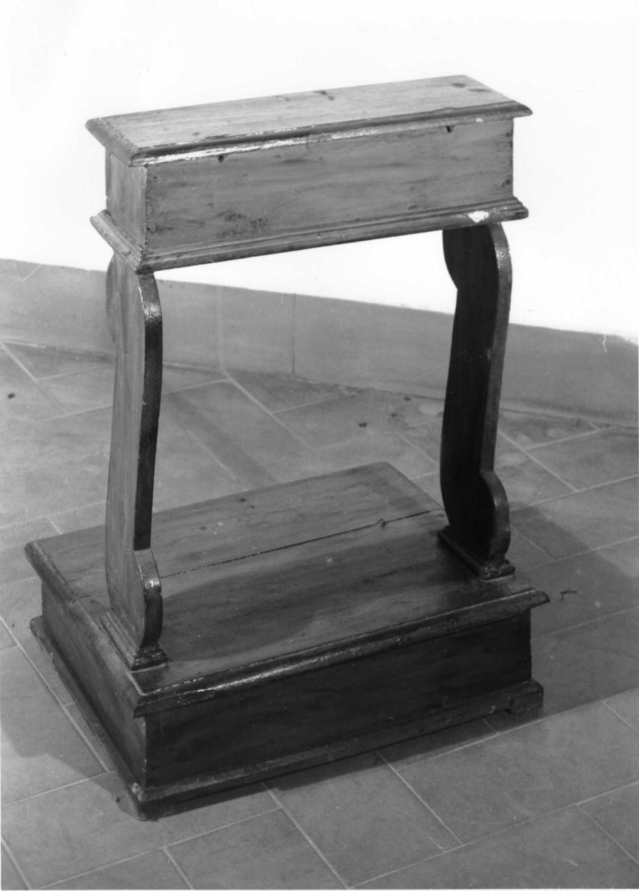 inginocchiatoio - ambito toscano (seconda metà sec. XVIII)