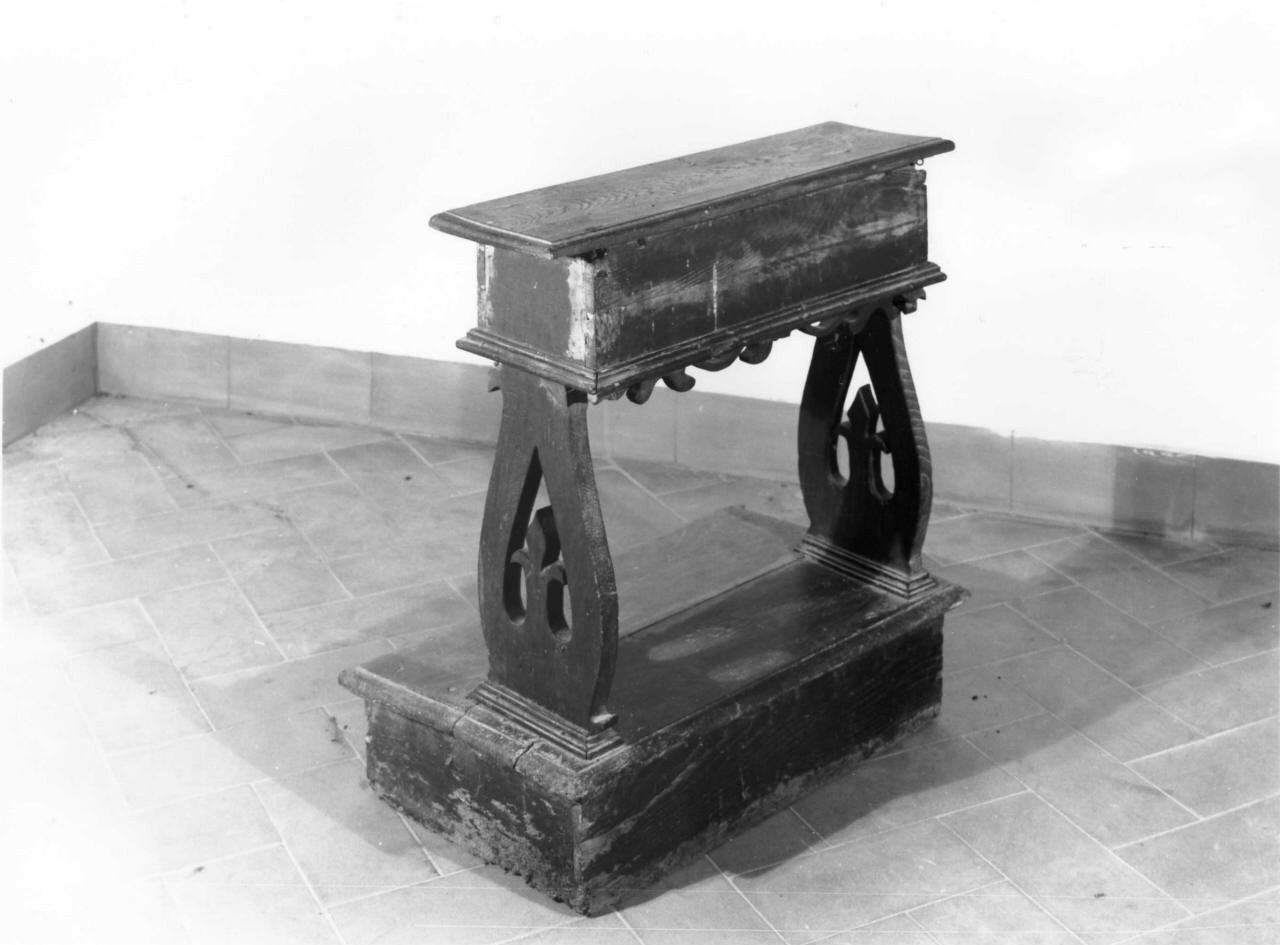 inginocchiatoio - ambito toscano (sec. XVIII)