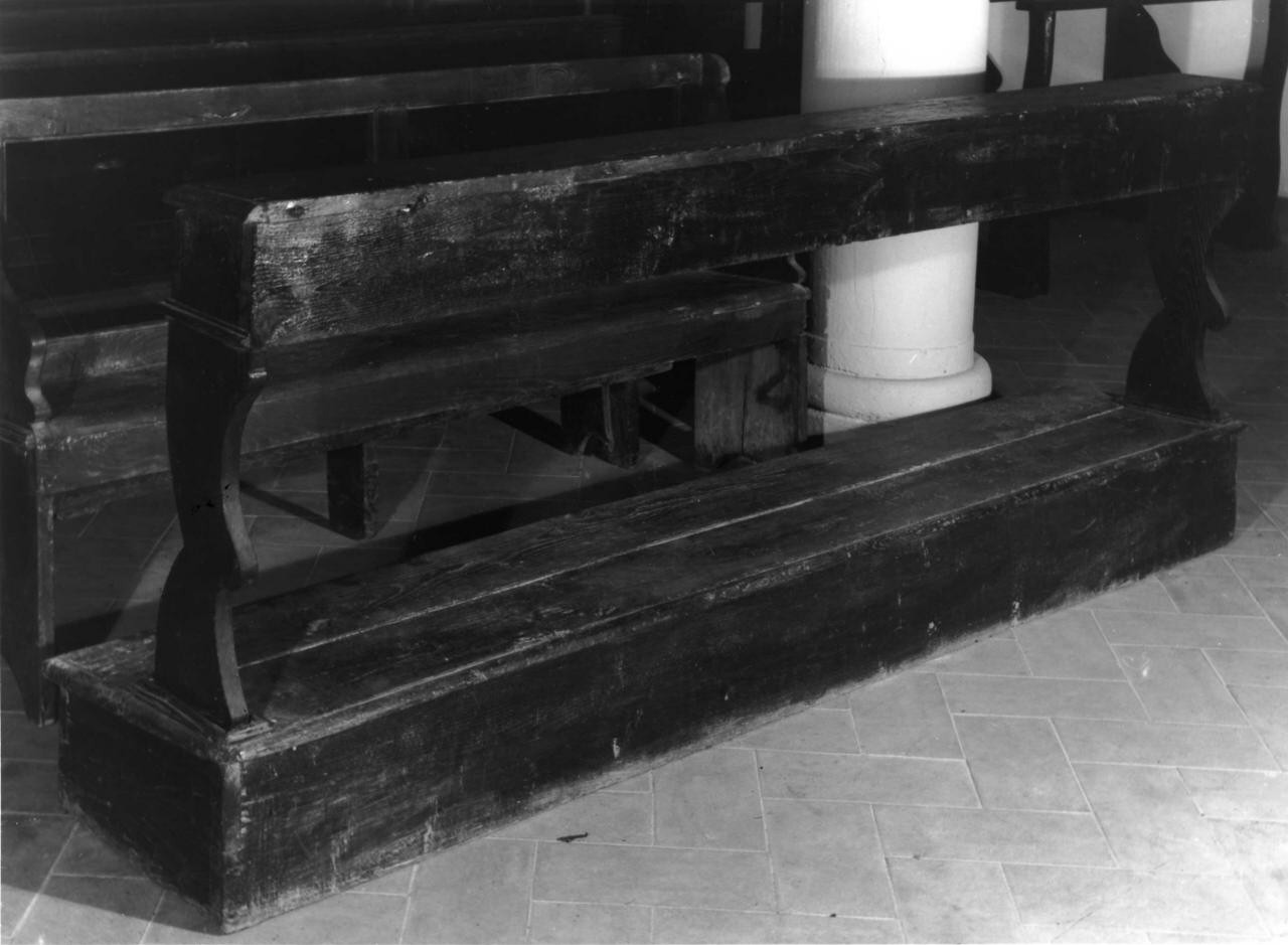 inginocchiatoio - ambito toscano (sec. XIX)