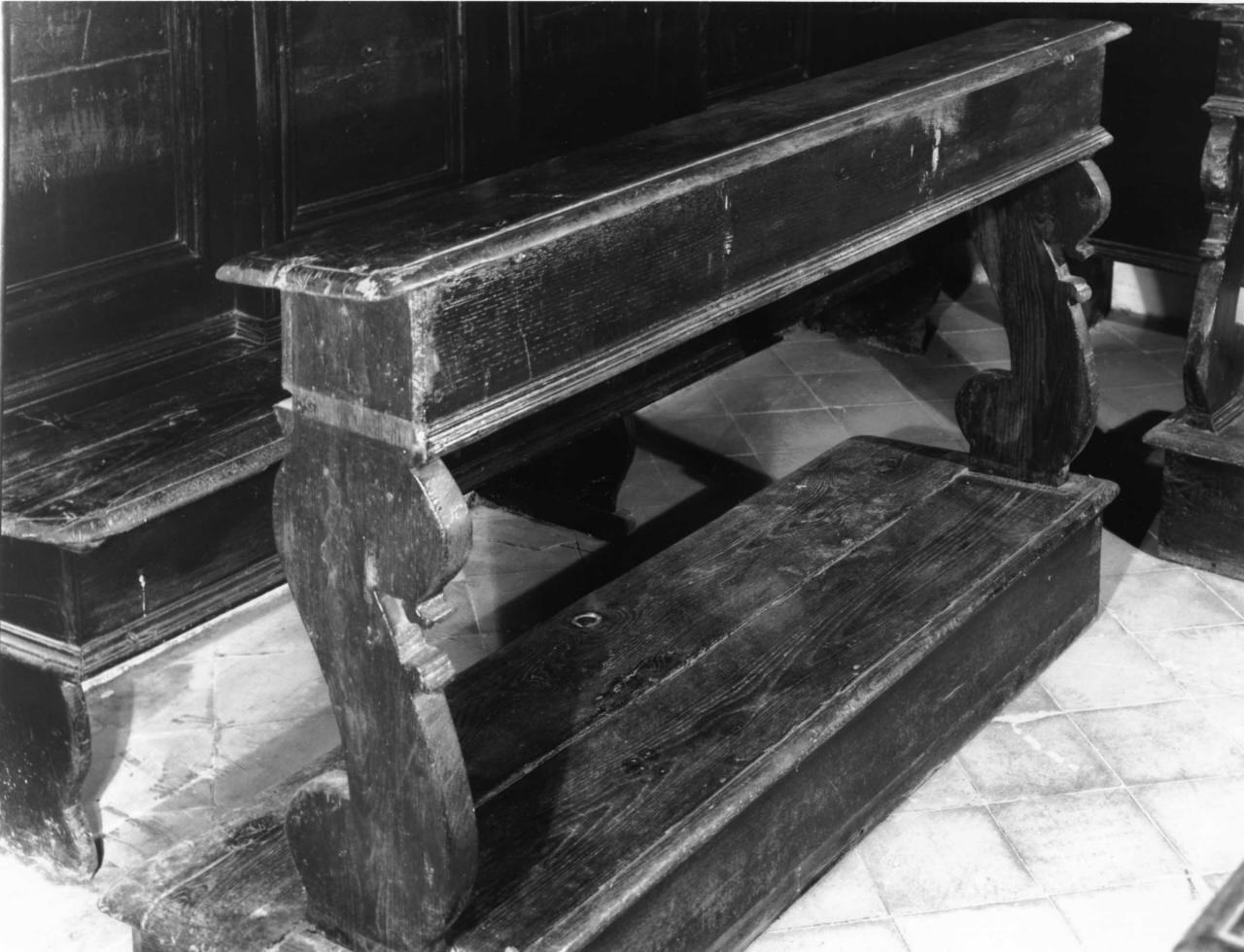 inginocchiatoio, serie - ambito toscano (secc. XVIII/ XIX)