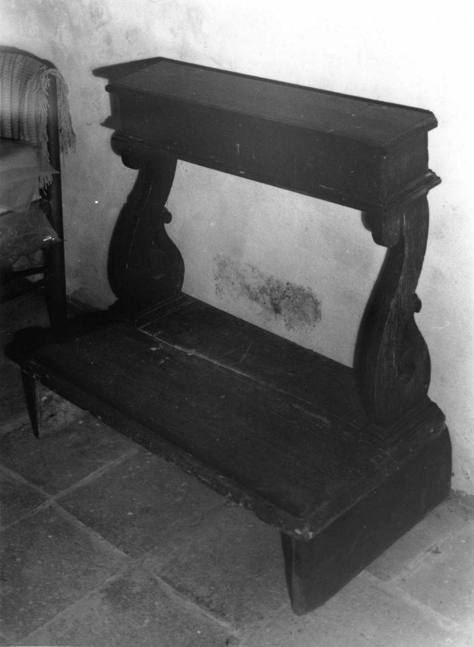 inginocchiatoio - ambito toscano (sec. XVIII)