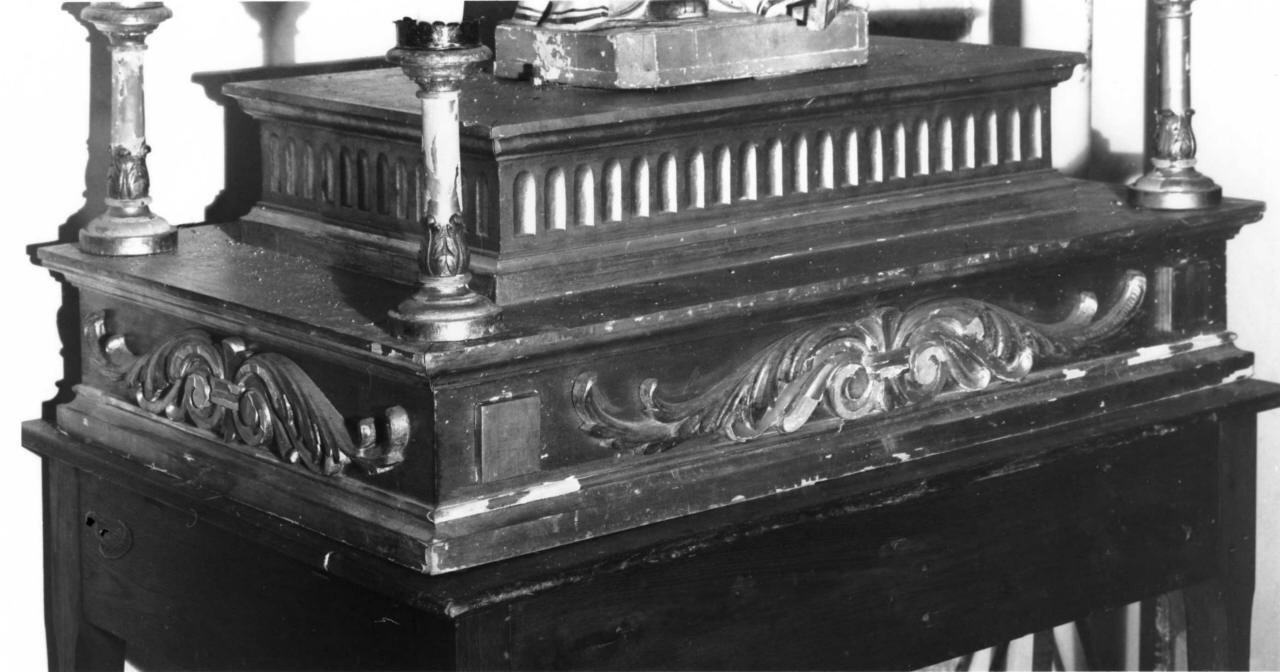 base processionale - ambito toscano (sec. XVIII)