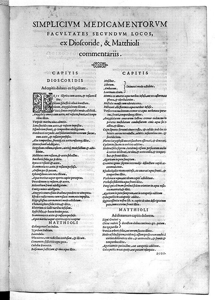 erbario (stampa, serie) di Liberale Giorgio detto Gensio, Maierpeck Wolfango (sec. XVI)
