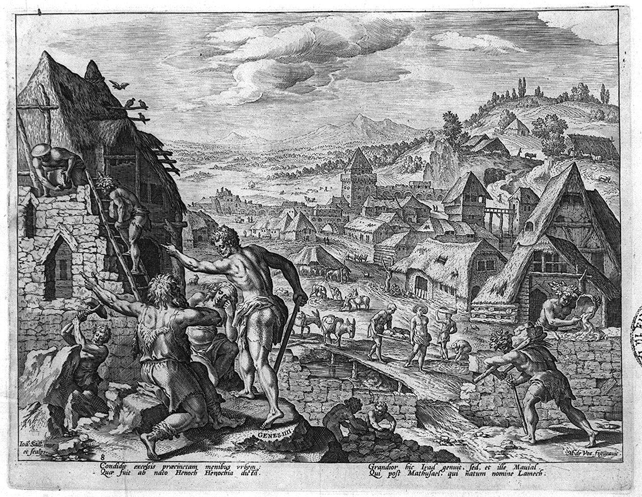 Antico Testamento (stampa, serie) di Collaert Adriaen, De Vos Marten (fine sec. XVI)