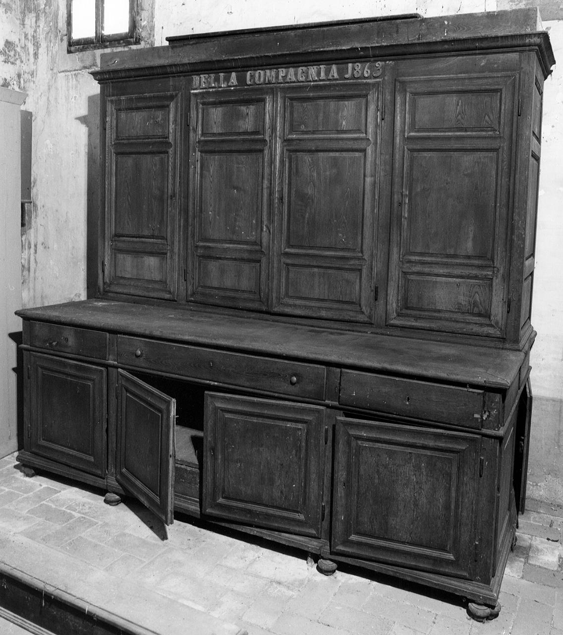 bancone - ambito toscano (sec. XIX)