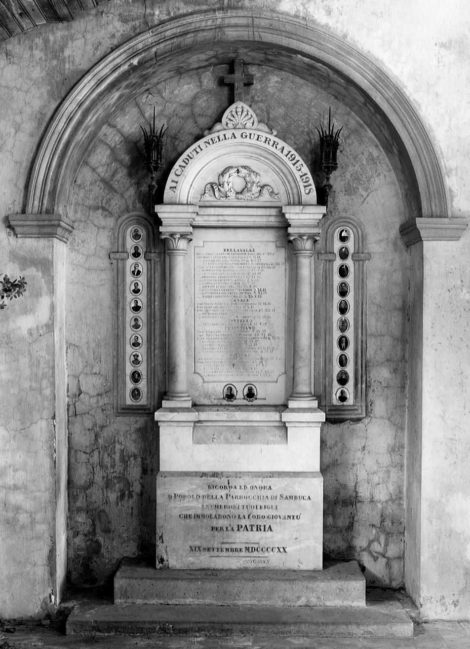 lapide commemorativa - ambito toscano (sec. XX)