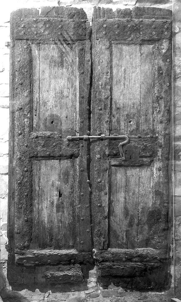 porta - a due battenti - bottega toscana (seconda metà sec. XV)