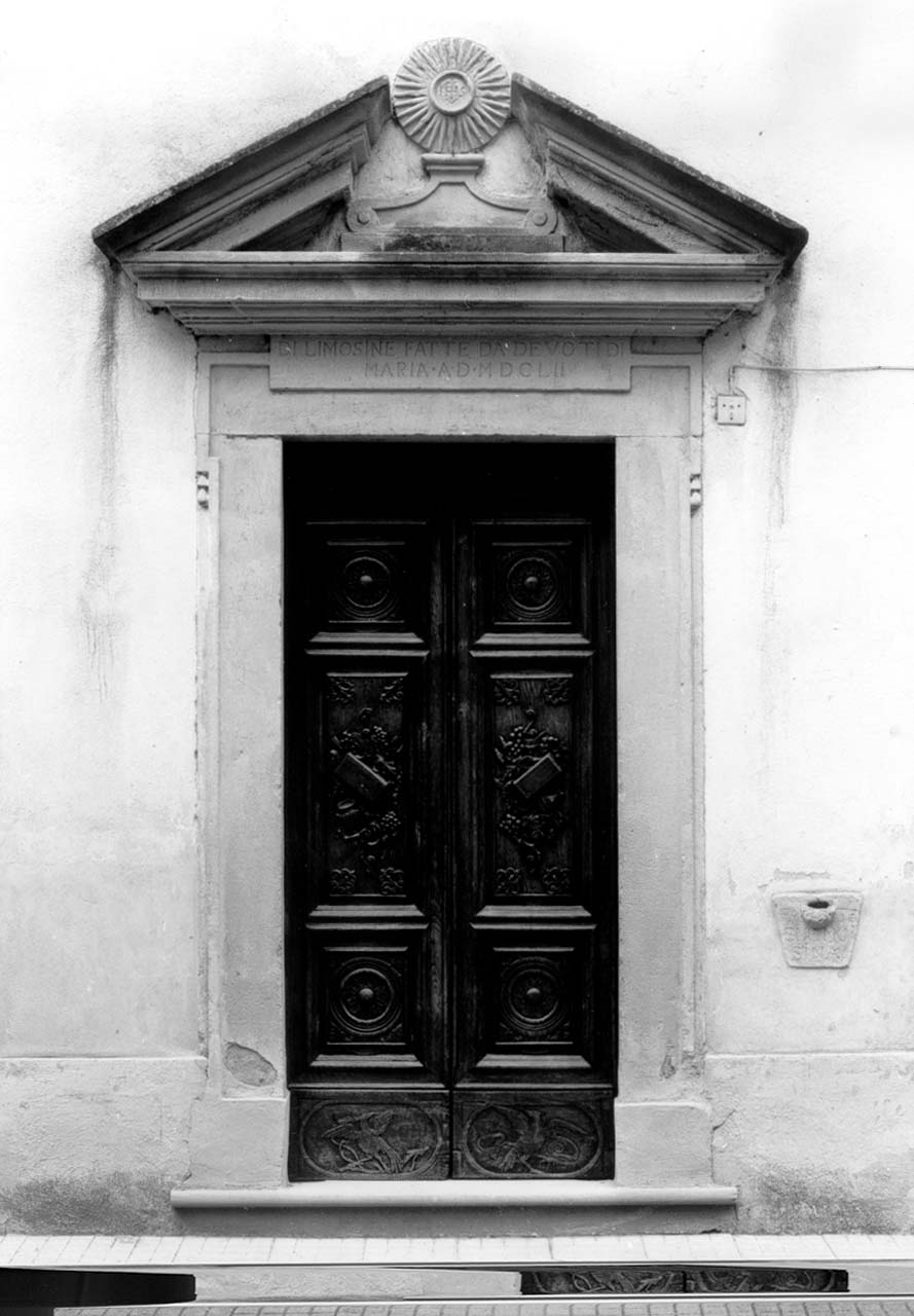 mostra di porta - manifattura toscana (sec. XVII)