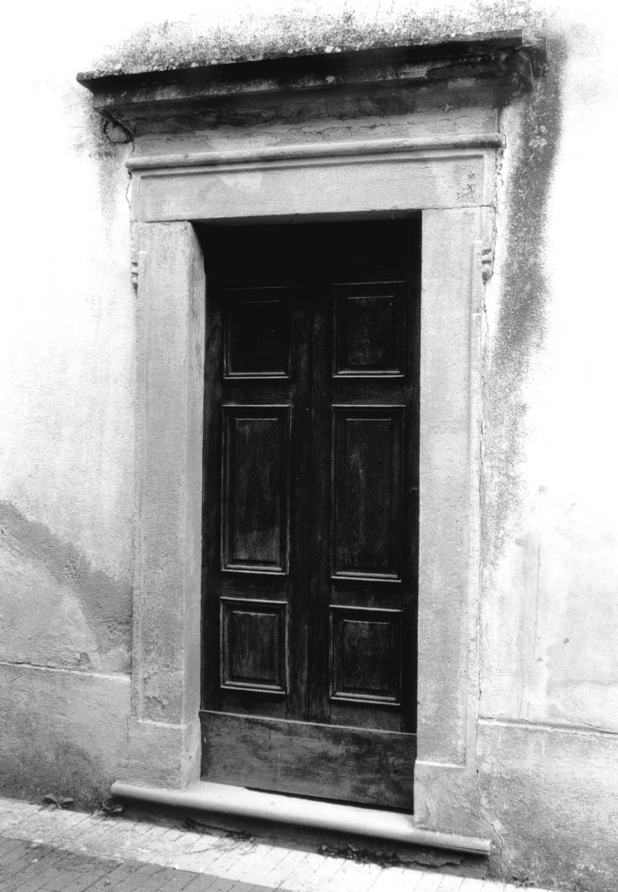 mostra di porta, serie - manifattura toscana (sec. XIX)