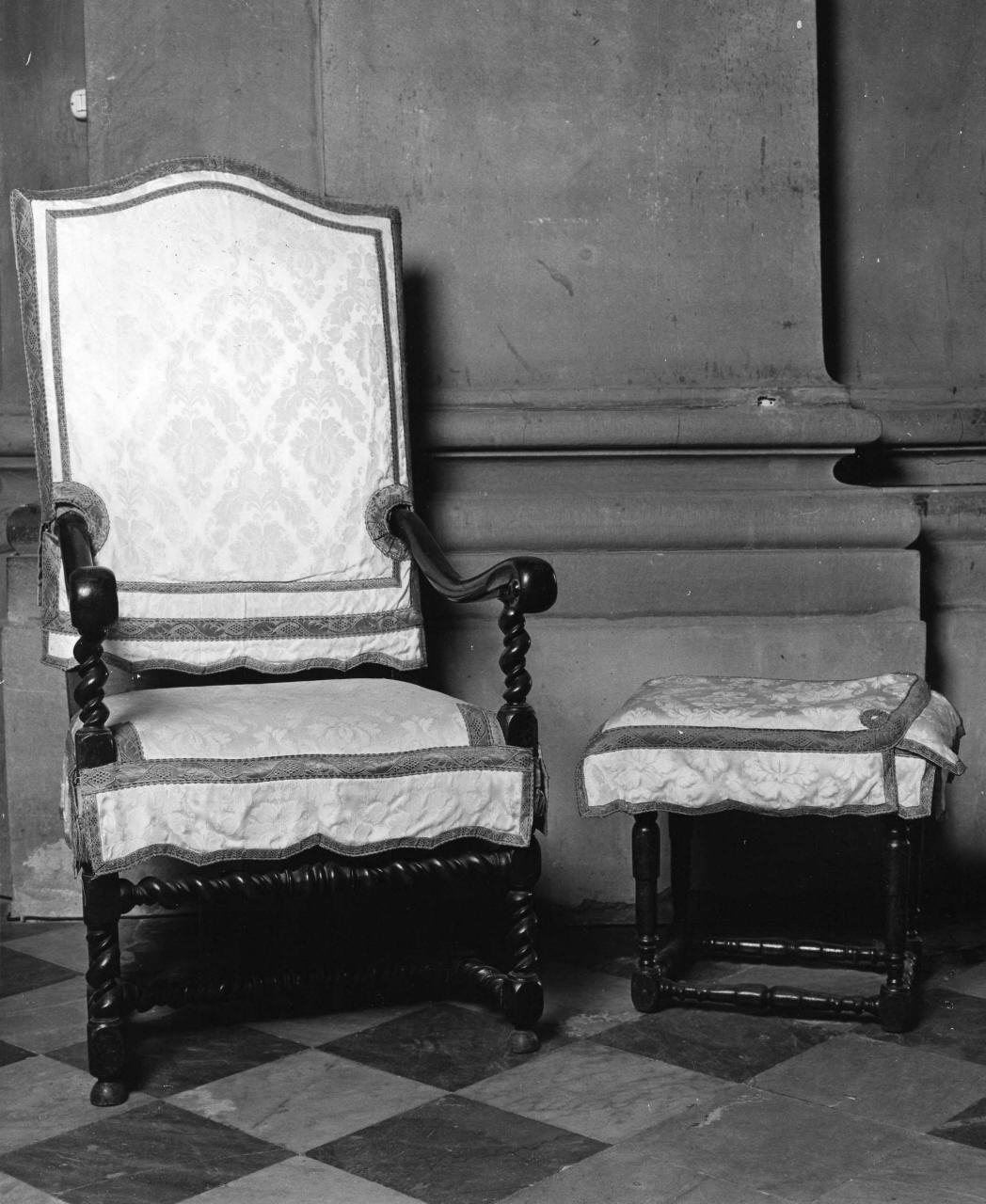 panchetto per altare, coppia - bottega toscana (secc. XVII/ XVIII)