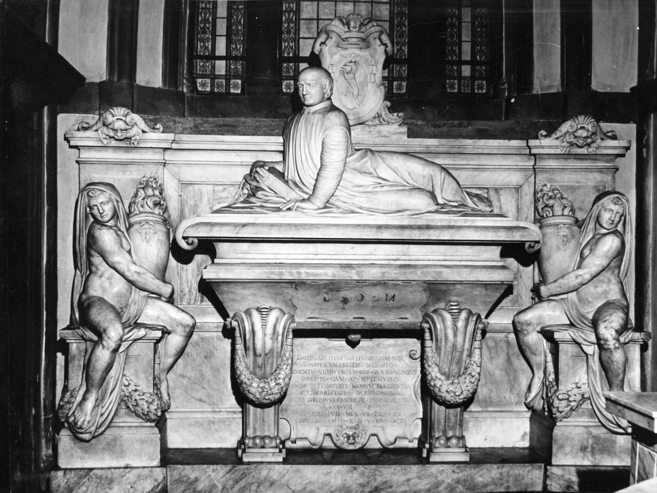 architetture con geni (monumento funebre) di Sinibaldi Raffaello detto Raffaello da Montelupo (sec. XVI)
