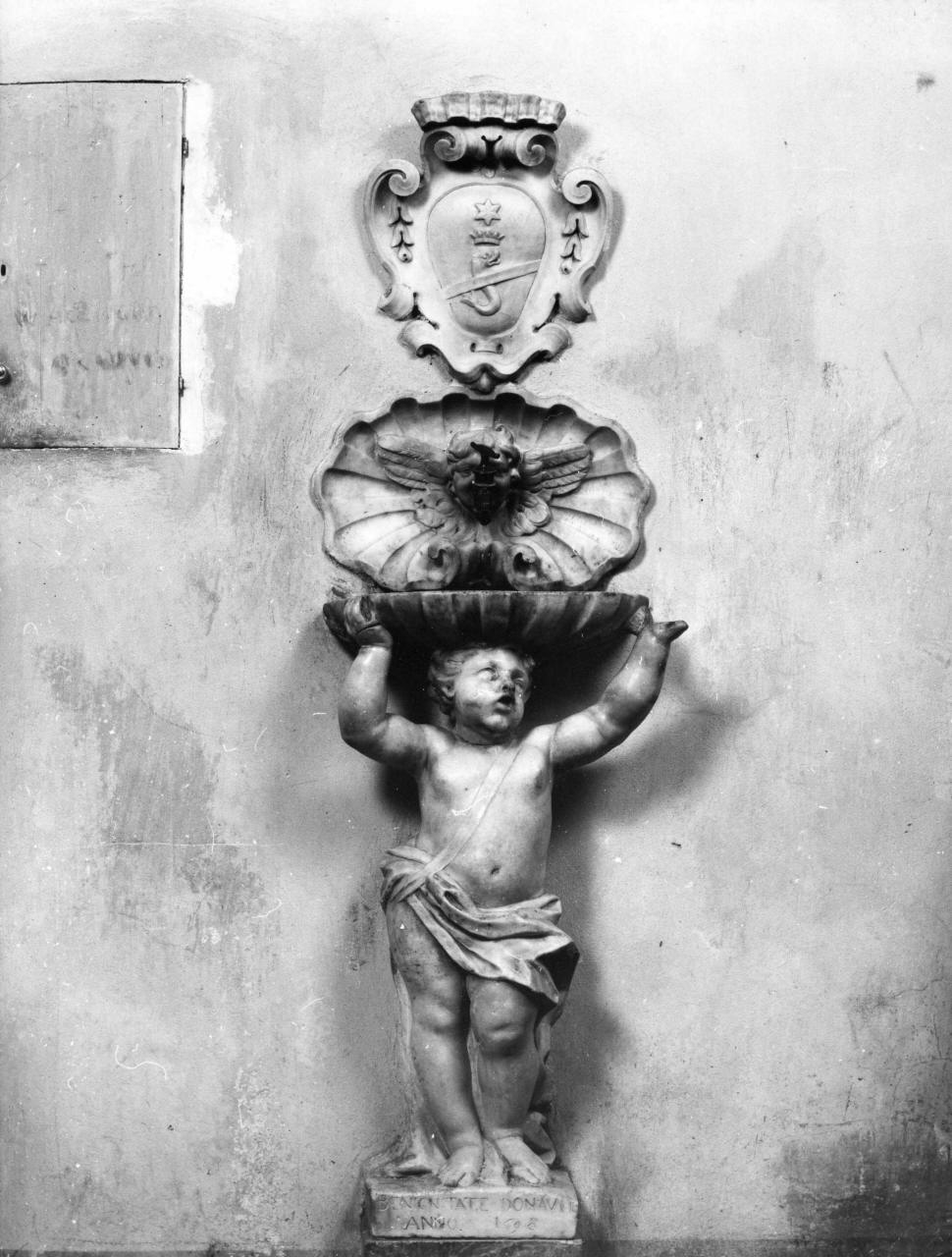 acquasantiera di Vaccà Andrea (bottega) (sec. XVII)