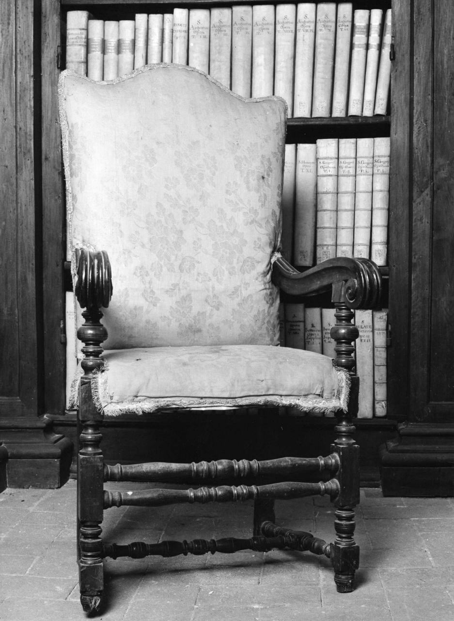 poltrona - bottega toscana (primo quarto sec. XVIII)