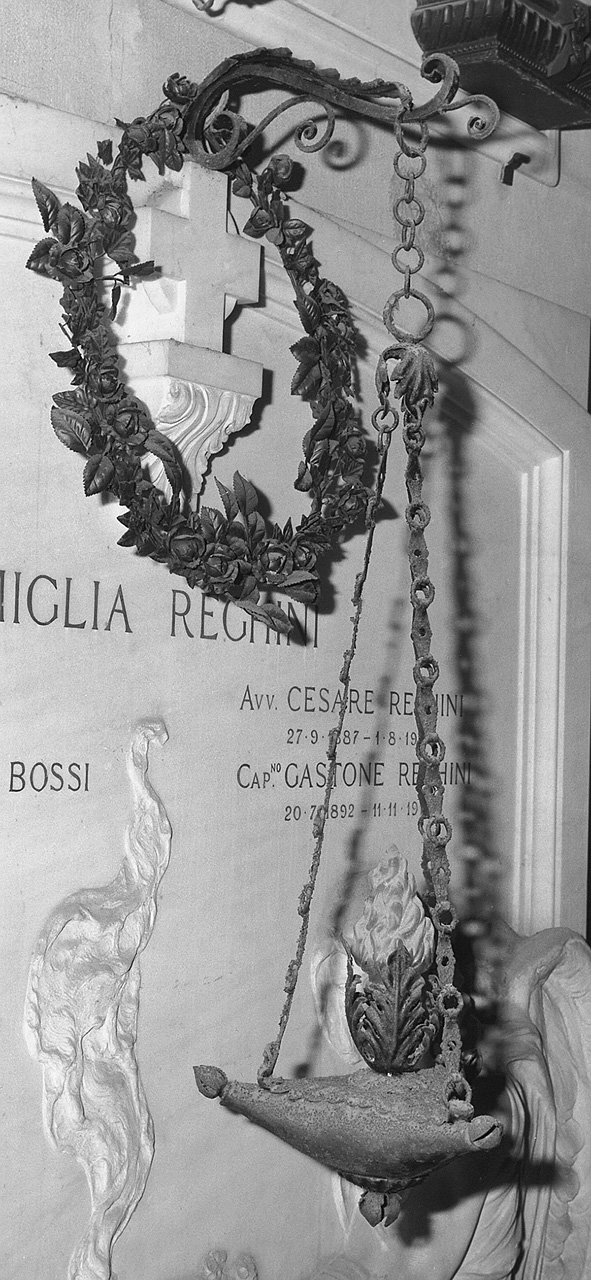 lampada pensile - produzione fiorentina (sec. XX)