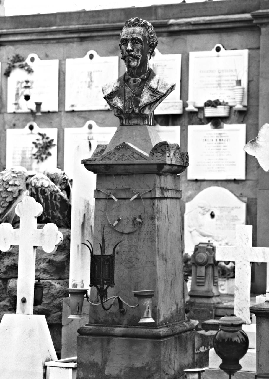 busto ritratto d'uomo (busto) - ambito toscano (sec. XX)