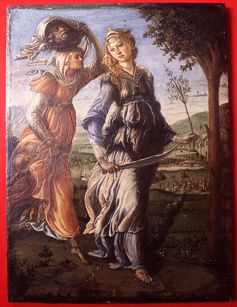 Giuditta e la sua ancella tornano a Betulia (dipinto) di Filipepi Alessandro detto Botticelli (sec. XV)